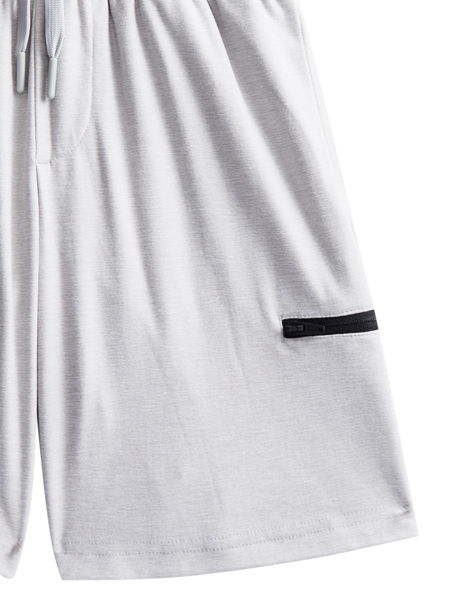 Athletic Works Boys Active ButterCore Knit Shorts, Sizes 4-18 & Husky