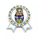 thumbnail image 1 of Rusia ruso Matryoshka nesting Insignia broche Medalla ganadora, 1 of 3
