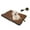 Brown And Cocao, variant on Pet Life ® 'Eco-Paw' Reversible Eco-Friendly Recyclabled Polyfill Fashion Designer Pet Dog Bed Mat Lounge
