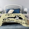 thumbnail image 4 of Yibo Funny Quote Dog Pickles Blanket Flannel Soft and Comfortable Anti-static Bed Sofa Blanket, 4 of 7
