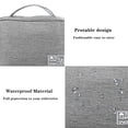 thumbnail image 3 of Bolsa de viaje con gancho para colgar, bolsa de cosméticos de maquillaje resistente al agua MFZFUKR BST2002867-1, 3 of 6