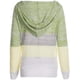 thumbnail image 3 of Sudadera con capucha para mujer Suéteres Color Block Sudaderas de manga larga Lounge Hoodie Tops Fokelyi WMZY-673-13, 3 of 7