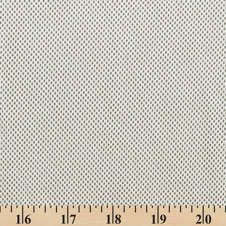 Polyester Knit Diamond Mesh Fabric - Off White Sheer Polyester 63 By The  Yard 