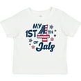 thumbnail image 3 of Inktastic My 1st 4th of July with Striped Stars Boys or Girls Baby T-Shirt, 3 of 5