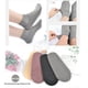 thumbnail image 5 of 5 pares de calcetines tobilleros para mujer, calcetines antideslizantes con volantes de encaje de invierno, calcetines cálidos de corte bajo para botas hasta el tobillo para mujer, 5 of 8
