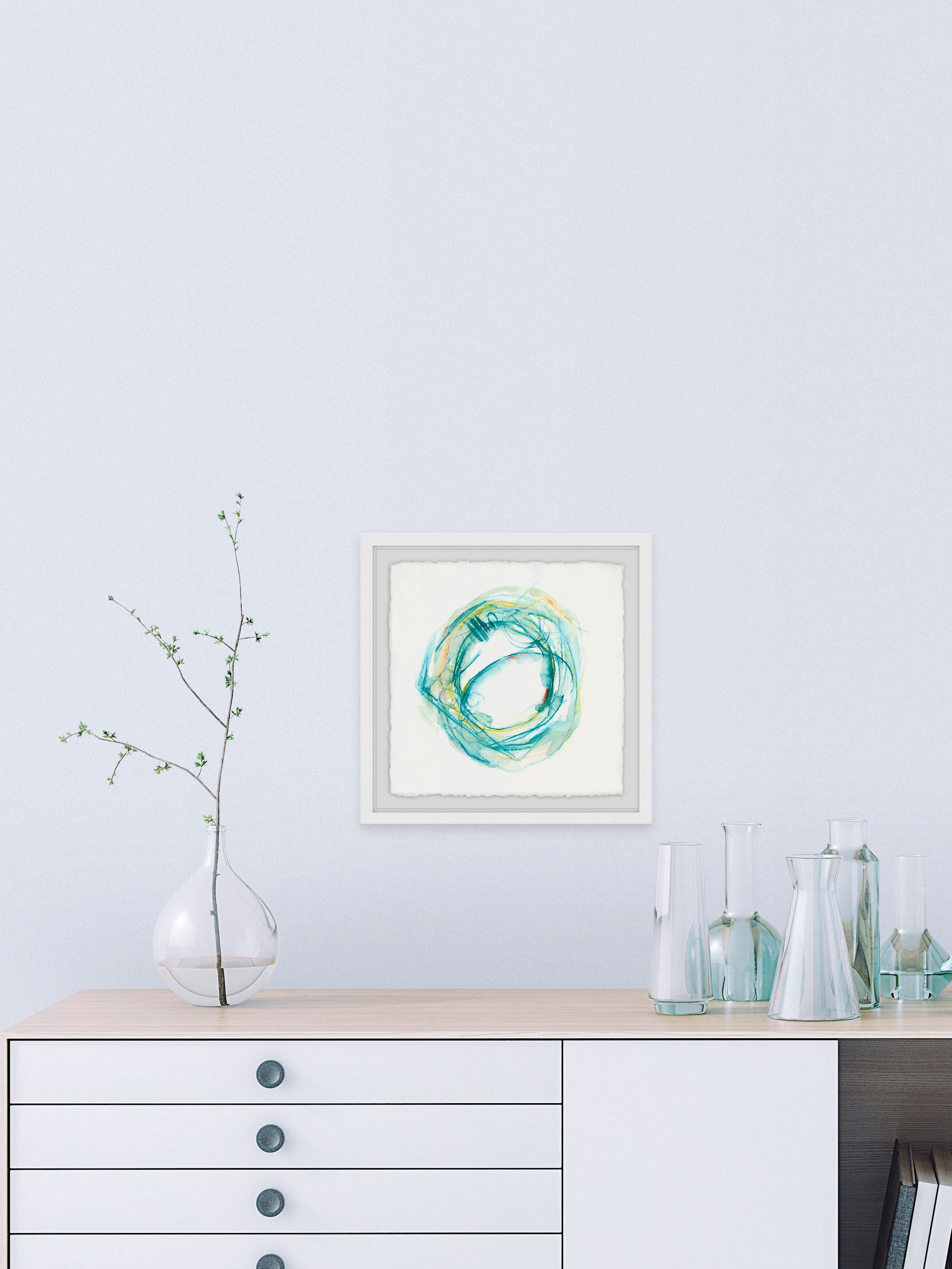 Orbital Path IV Framed Painting Print