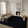 thumbnail image 4 of Safavieh Athens Talia Solid Shag Area Rug, Black, 5'1" x 7'6", 4 of 13