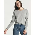 thumbnail image 5 of Real Essentials 4 Pack: Women's Cotton Classic-Fit Long-Sleeve Crewneck T-Shirt (Available in Plus Size), 5 of 7