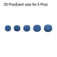 thumbnail image 3 of Uxcell 9/10/11/12/13mm Pool Cue Tips Snooker Billiard Cue Tips Pool Stick Tips, Blue 25 Pack, 3 of 5