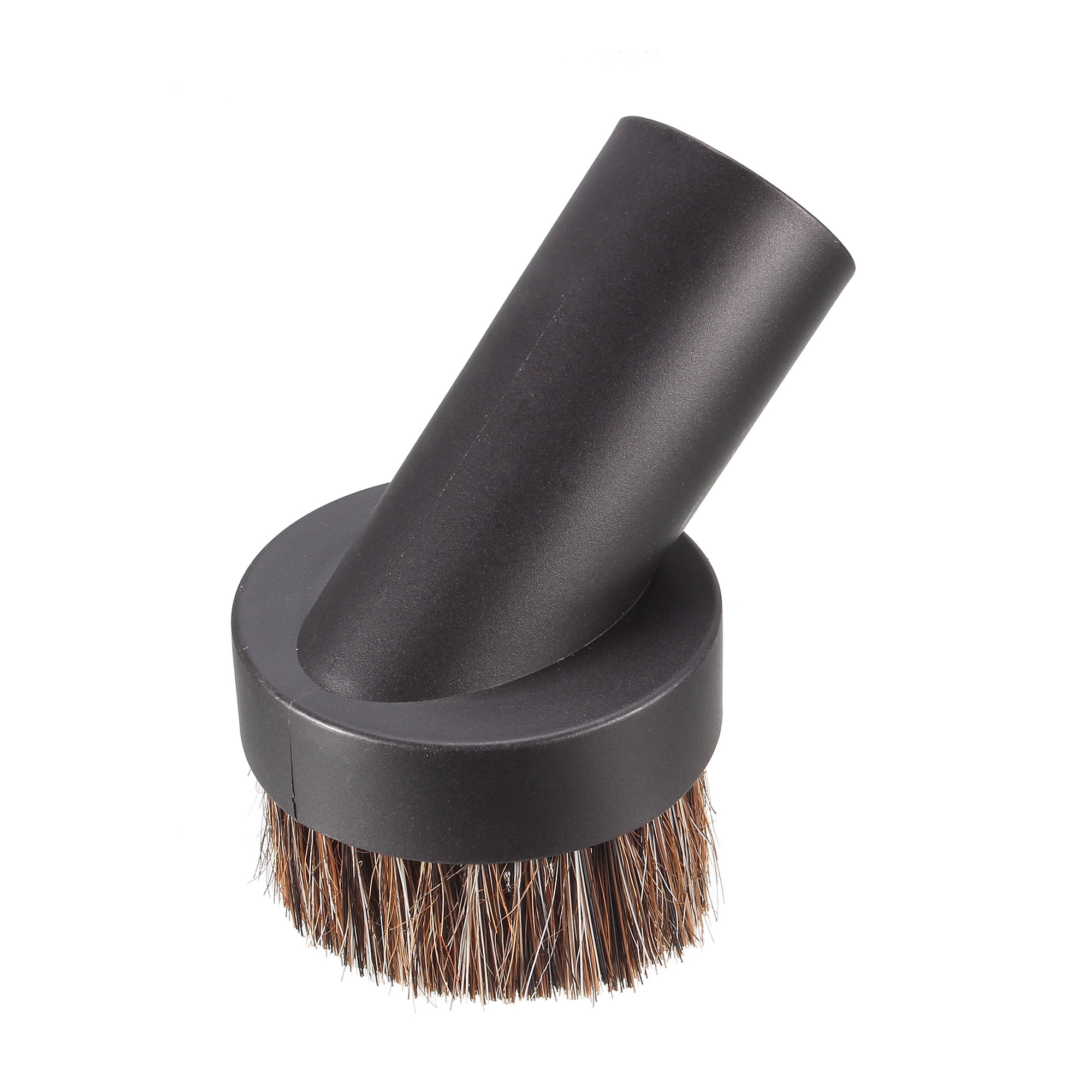 Soft Horsehair Bristle Vacuum Cleaner Dust Brush 32mm Black 2Pcs