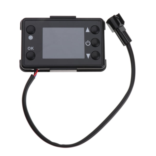 Panel de control avanzado de calefacción para coche con pantalla LCD de 2 V: fácil manejo y precisión Monitor LCD