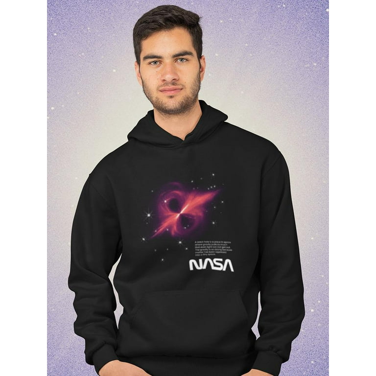 Nasa hoodie mens black outlet