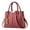 Pink, variant on Fashion Handbag Simple Bag Large Capacity One Shoulder Women Bag with Solid Color to Zippered and Adjustable for Multiple Compartments