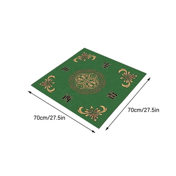 Mahjong Mat Reduction Mahjongg Table Mat Mahjong Accessories Tablecloth Game Poker Domino Game Game Mat For Card Board And Tile Games 70x70cm