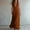 Brown, variant on Halter Neck V-Neck Sleeveless Maxi Dress Solid Color Flowy Dress Casual Summer Party Evening Gown for Women White XL(XL)