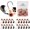 orange, variant on 15/20/30Pcs Underspin Jig Heads with Spinner Fishing Jig Heads Hooks Set Crappie Jigs Fishing Jig Hooks Assortment Saltwater Freshwater Bass Crappie Trout Glow in The Dark…