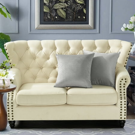 UPC: 0615499513766 | Home Soft Things Milliken Plush Throw Pillow Covers 2 Piece Set – Silver – 20 x 20
