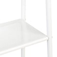 thumbnail image 2 of IRIS USA Standing Garment Metal Clothing Rack Bottom Shelf White 1 Pack, 2 of 6