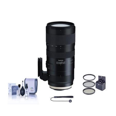 UPC: 0192223034914 | SP 70-200mm f/2.8 Di VC USD G2 Lens for Canon EF  Bundle with ProOptic 77mm Filter Kit  Cleaning Kit  Lens Cap Tether