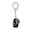 Black, variant on Pet Urn Keychain Waterproof Moistureproof Cat Cremation Ash Jar Mini Dog Finger Storage Bottle with Puppy Paw Pendant Pet Souvenir