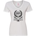 thumbnail image 3 of Inktastic Born in 1964 Limited Edition Women's V-Neck T-Shirt, 3 of 5