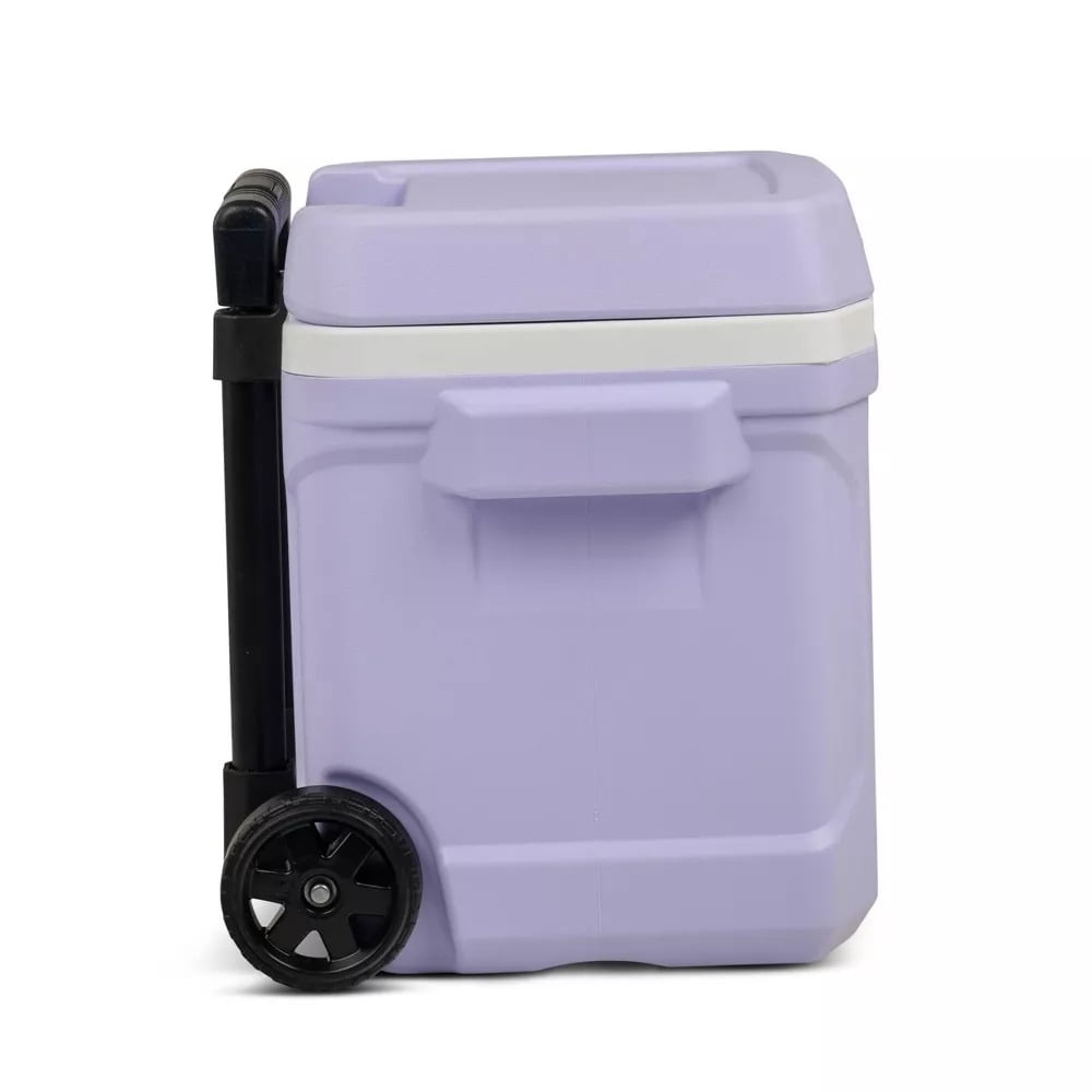 Profile 16qt Rolling Cooler - Lilac: Polyethylene, Wheels & Retractable Handle