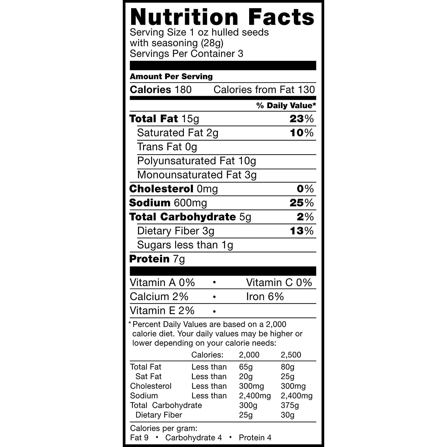 Spitz Cracked Pepper Sunflower Seeds 6 oz Resealable Big Bag (Pack of 12)