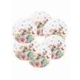 thumbnail image 7 of 15 Inch Round Placemats Set of 6, Easter Rabbit Eggs Non Slip Heat Insulation PP Table Mats, Spring Pink Daisy Flowers Butterfly Pastoral Washable Place Mats for Kitchen Dining Party Table Decor, 7 of 7