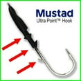 thumbnail image 3 of Tackle HD 1/2 Oz Worldwide Buzzer Fishing Bait, Buzz Bait With Mustad Ultra Point Fishing Hook and Pro Series Skirt, Top Water Bass Fishing Lure for Freshwater, White (Silver Blade), 3 of 3