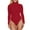 Wine, variant on GHSOHS Women's Turtleneck Long Sleeve Bodysuit Casual Solid High Neck Slim Thong Jumpsuit Leotard Club Party Going Out Tops Shirt