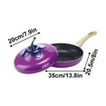 thumbnail image 3 of TIMIFIS Cookware Cookware Kitchen Fine Nonstick Pan Nonstick Pan Household Aluminum Nonstick Pan Kitchen Appliances, 3 of 5