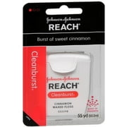 REACH Cleanburst Waxed Floss Cinnamon 55 Yards (Pack of 2)