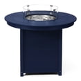 thumbnail image 5 of WestinTrends Helios 47" Modern Outdoor Patio Propane Round Counter Height Fire Pit Table (Rocks Not Included), Navy Blue, 5 of 14