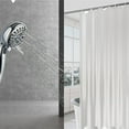 thumbnail image 6 of Cinvoph 71"x79" Semi-Transparent Bath Curtain Waterproof EVA Shower Curtain, Light Filtering Curtain for Bathroom, Simple Frosted Style Bath Decor, 6 of 7