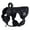 Black, variant on Dog Harness,Medium Size,2X Metal Buckle,Working Dog with Velcro your tag easily and Vest with Handle,No Pulling Front Leash Clip,Hook and Loop Panel Adjustable Elastic Wearing Quickly