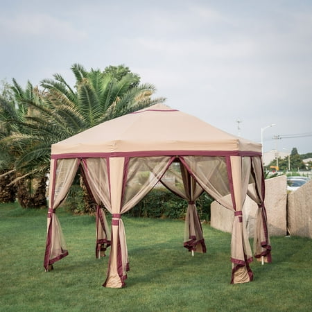 Kinbor 11 8 X 10 2 Outdoor Patio Iron Gazebo Canopy Garden