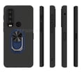 thumbnail image 1 of For CAT S75 Back Case Finger Ring Soft TPU Silicone Case For Motorola Defy 2 6.58 inches Bracket Phone Cover Black TPU C Blue For CAT S75, 1 of 5