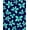 Navy, Pattern 2, variant on ODIKA 2x3 Machine Washable Non-Slip Area Rug, Stylized Abstract Floral with Swirling Petal Shapes High Traffic Rug, Navy, 389580