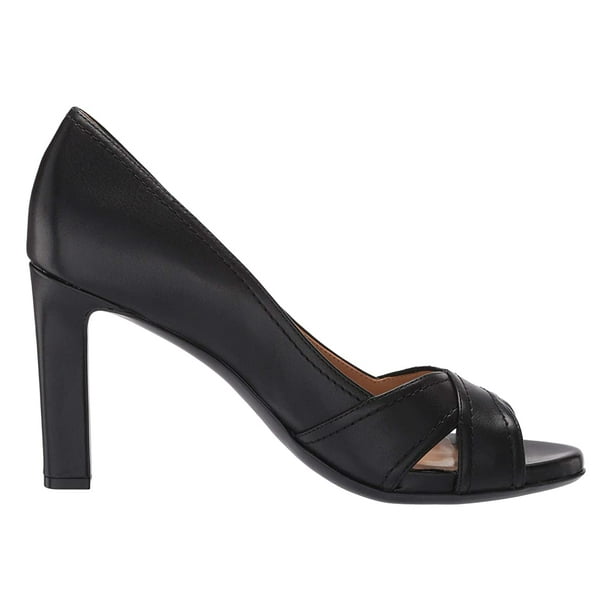 naturalizer open toe pumps