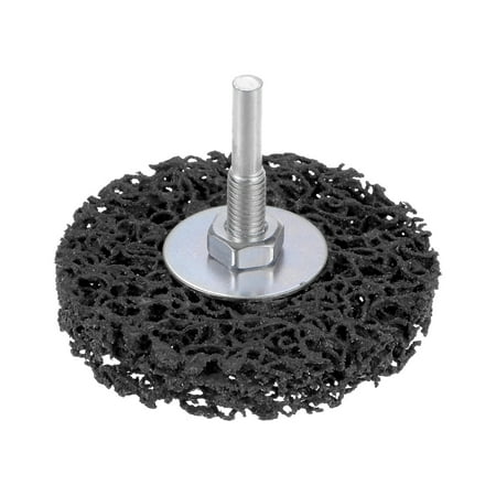 

Uxcell Strip Wheel Stripping Wheels 3 x1/2 x1/4 Shaft for Angle Grinder Black