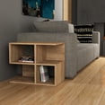 thumbnail image 2 of Ada Home Decor Furniture Oak 2 Tier Sharon Modern Side Table, 2 of 3