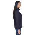 thumbnail image 3 of North End 78034 Women's 3-layer Fleece Performance Soft Shell Jacket-Midnight Navy-2XL, 3 of 3