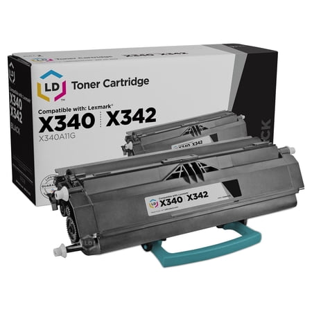 LD Remanufactured Toner Cartridge Replacement for Lexmark X340A11G X340 & X342 Series (Black)