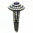 thumbnail image 4 of Luxe Jewelry Designs Women's Stainless Steel Ring with Multi Color Assorted Stones - Size 8, 4 of 4