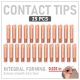 thumbnail image 3 of Punta de contacto para soldadura MIG YESWELDER 11-35 (0,035), paquete de 25, 3 of 6
