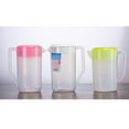 thumbnail image 2 of Miangastore Measuring Kettle with Scale Beverage Storage Container with Lid Heat Resistant Cold Water Jug Plastic Juice Pitcher (4000ml White), 2 of 9