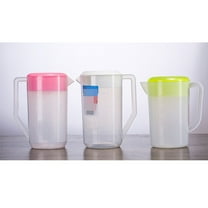 1 Gallon Clear Juice Pitcher with Airtight Lid, Reusable Cold Drink Mixing Pitcher for Iced Tea, Coffee, Beer, Refrigerator Use
