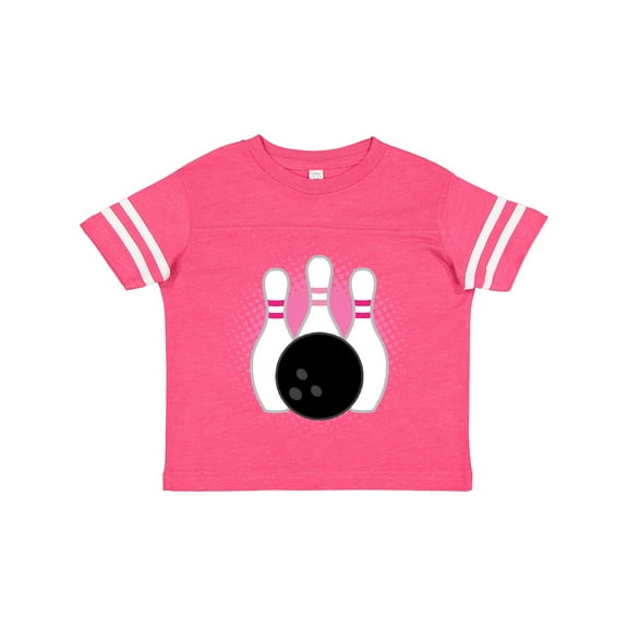 Inktastic Bowling Pins Cute Bowler Girls Toddler T-Shirt