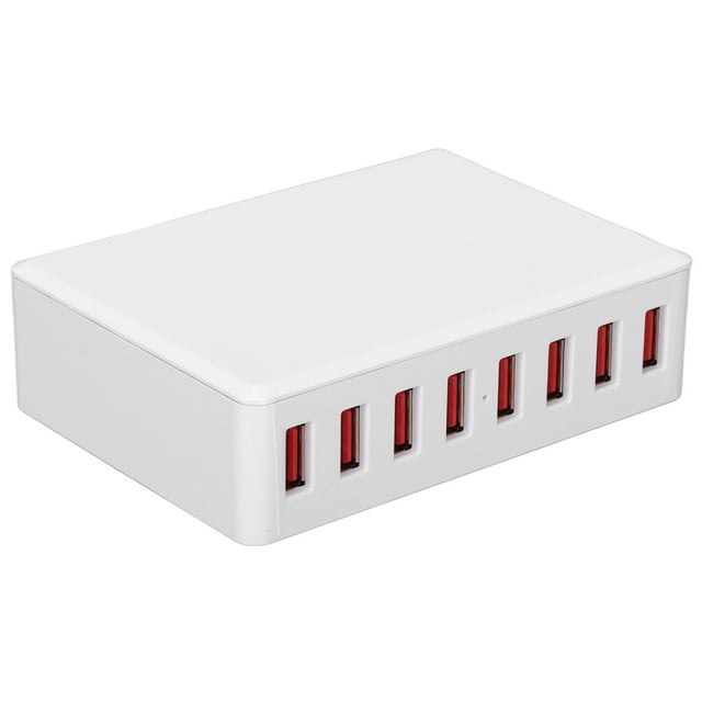Multi USB Charger, Universal Multiple 8 Port USB Charging Station 40W for Mobile Phones for Other USB Devices for Tablets EU Plug,UK Plug,US Plug