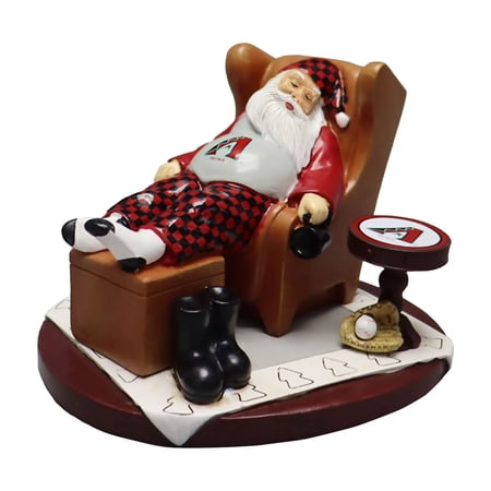 The Memory Company Arizona Diamondbacks Resting Santa Figurine